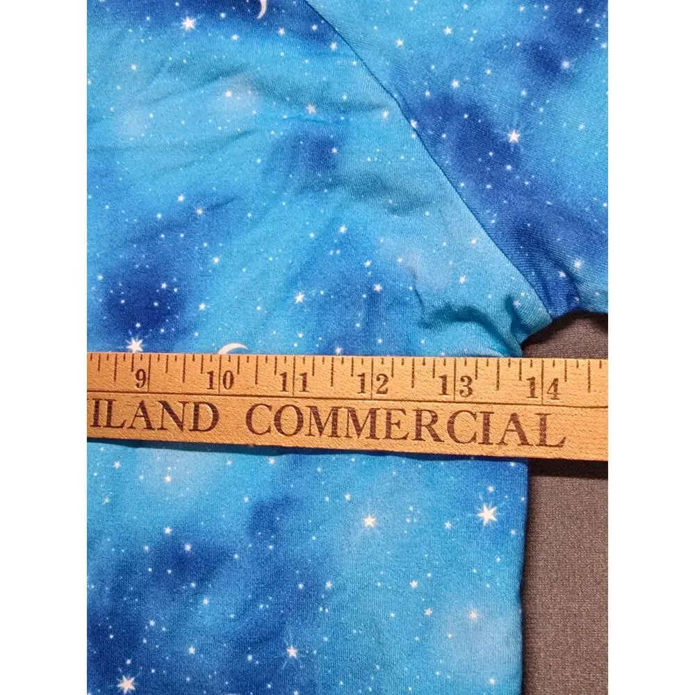 Kids 4T Bamboo Hoodie Sweatshirt Celestial Cosmos Stars Moon NWT Soft Pullover